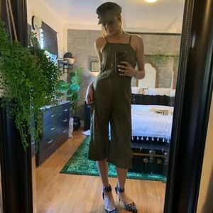 Green Button Jumper
